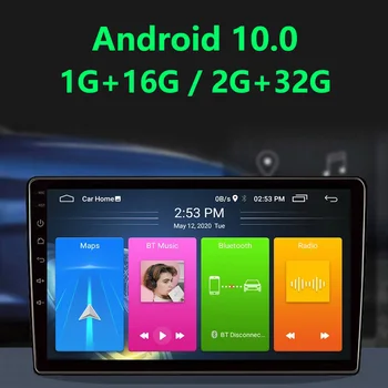 9 collu Android 10 IPS ekrānu auto multimediju sistēmu, lai Bura 3-2018 auto gps navigācijas