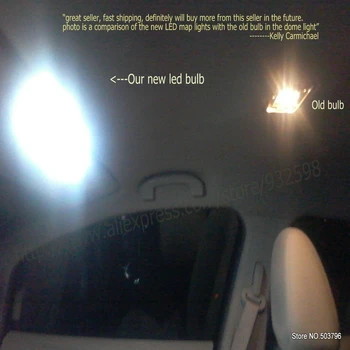 Led interjera apgaismojums Ford Kugas 2008 16pc Led Gaismas Automašīnām apgaismojuma komplekts automobiļu lukturi Canbus