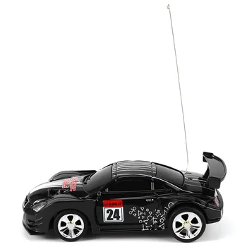 Daudzkrāsains Koksa Varat Mini Ātrie Sporta Auto RC Radio Tālvadības Transportlīdzekļa Mikro Sacīkšu Auto Rotaļlieta Dāvana Bērnam-izlases veida iekštelpu racer