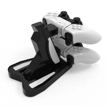 Uzlādes Doks PS5 Gamepad Statīva Turētājs, Lādētājs Tipa C Dual Rīkoties ar Lādētāju PS5 Bezvadu Kontrolleris Spēļu Konsoles Piederumi