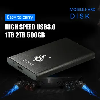 USB 3.0 2TB 1TB Ārējais Cietais Disks Disks HDD 2.5