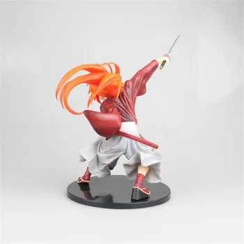 Rurouni Kenshin Himura Kenshin Rīcības Attēls PVC Kolekcionējamu Rotaļlietu Figuras Anime Kids Dāvanu Rotaļlietas Bērniem Figma Lelle Modelis PM