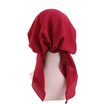 Musulmaņu Pilnībā Segtu Iekšējo Hijab Klp Islāma Vadītājs Valkā Cepuri Underscarf Pārsējs Skaistas Mežģīnes Up Turban Sieviešu Lakatu Modes