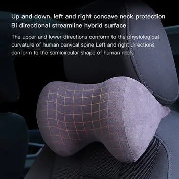 CHECA PRECES Auto pagalvi aizsardzības kakla spilvens auto sēdekļa pagalvi atmiņas kokvilnas dzemdes kakla spilvens kakla, jostasvietas spilveni modes zīmolu