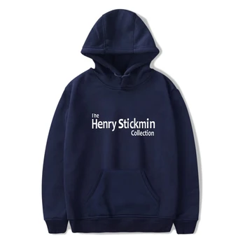 Henry Stickmin Kolekcijas Modes comfy pelēkā vārna Hoodies Sievietēm/Vīriešiem, Krekli 