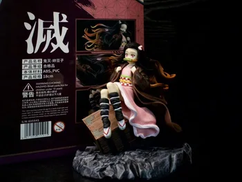 GK Anime Demon Slayer: Kimetsu nav Yaiba Kamado Nezuko Rīcības Attēls Modeļi Rotaļlietas