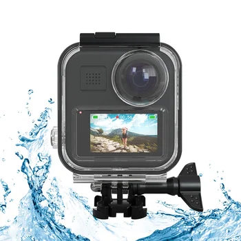Touchscreen Ūdensizturīgs Korpuss Gadījumā GoPro MAX 360 Niršanas Aizsardzības Zemūdens Niršanas Vāks Go Pro Max Kameru Piederumi