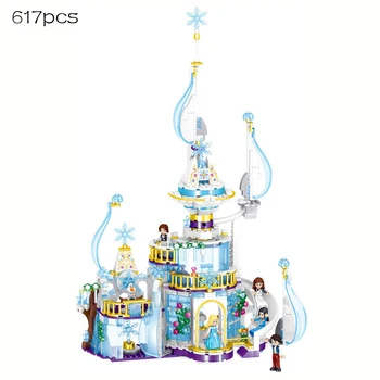 Celtniecības Bloki, Draugiem, Elza Anna Belle Ariel Moana Pelnrušķīte Ledus Pils Ķieģeļiem Princese Meitene Ziemassvētku Rotaļlietas Disney Saldēti