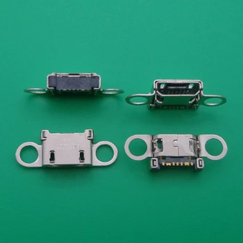 50gab Micro USB Ports SamSung Galaxy A310F A510 A710 S6 Malas Note5 Uzlādes Kontaktligzda Pieslēgvietas Doks Plug