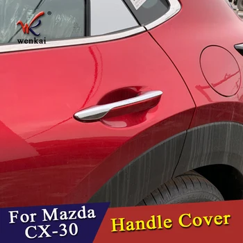 ABS Hromēti Ārējie Durvju Rokturi Vāka Apdare Priekš Mazda CX-30 