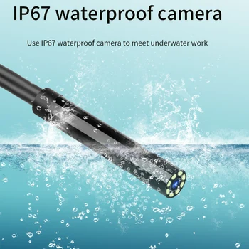 TISHRIC Endoskopu, Rūpniecības Rokas Borescope IP67 Waterproof 4.3 Collu 1080P Čūska HD Kamera Ar 8 LED Endoskopu Automašīnām