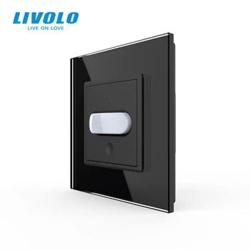 Livolo UK standarta Cilvēka Indukcijas sensors touch Switch,rūdīšanas Stikla Panelis,Mājas Sienas Gaismas Slēdzis,Centrālās Indukcijas,40 gadu vecumā off