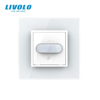 Livolo UK standarta Cilvēka Indukcijas sensors touch Switch,rūdīšanas Stikla Panelis,Mājas Sienas Gaismas Slēdzis,Centrālās Indukcijas,40 gadu vecumā off