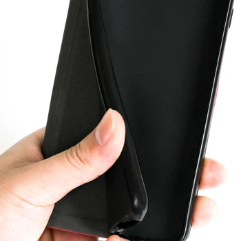 Luksusa PU Ādas Gadījumā Umidigi Z2 Flip Case For Umidigi Z2 Pro Telefonu Gadījumā Mīksto TPU Silikona Vāciņu Atpakaļ