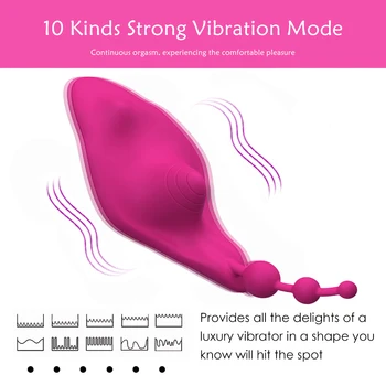 Bezvadu Tālvadības G spot Vibrators Neredzams Valkājamas Biksīšu Vibrators Vibrējošais Ūdensizturīgs Klitora Stimulācija Seksa Rotaļlietas Sievietēm