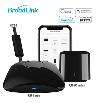 BroadLink RM4C Mini RM4 Pro Smart Universālā Tālvadības WiFi IR/ RF 433/315 ierīces, Alexa, Google Home Balss Kontrolē