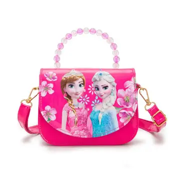Jaunu Disney-bērnu soma karikatūra cute plecu Messenger bag modes meitenēm saldēti Elza Anna princese somas