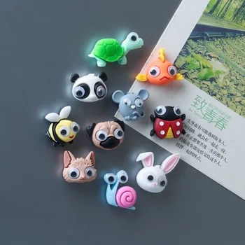 Cute Dzīvniekiem, Ledusskapis Ielīmējiet Bērnu Agrīnās Izglītības Panda Magnētiskā Plāksne Magnētisko Pogu Magnēti Ledusskapjiem par