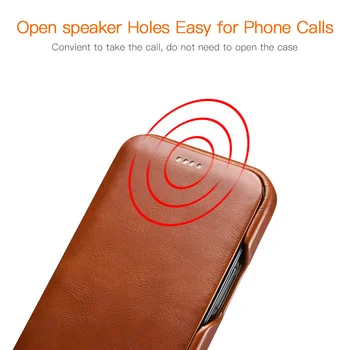 Biznesa dabiskās Ādas, Triecienizturīgs Telefona Lietā par iPhone 11 12 Pro Maks Flip Retro Vāciņš iPhone 12 Mini Plānas Aizmugurējo Vāciņu