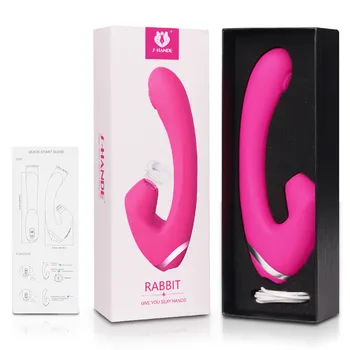 USB Uzlādes Seksa Rotaļlietas, Lai Sieviete Dubultā Iespiešanās Klitora Sūcējs G Spot Vibrators, Anālo Dildo Orālā Seksa Krūšu galu Zīdējs Licking Rotaļlietas