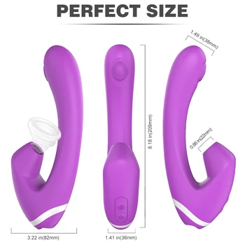 USB Uzlādes Seksa Rotaļlietas, Lai Sieviete Dubultā Iespiešanās Klitora Sūcējs G Spot Vibrators, Anālo Dildo Orālā Seksa Krūšu galu Zīdējs Licking Rotaļlietas