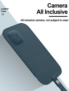 Magnētiskā iPhone 12 Pro Max 12 Mini Gadījumā Magsafe Bezvadu Lādēšanas Magnētisko Īstas Ādas Kartes Paketes Tālruņa Vāciņu
