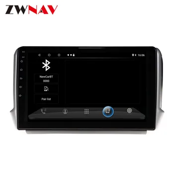 360 Kameru, 9 Collu Android Multimediju atskaņotāju Peugeot2008/208 2011-2018 2019 radio stereo audio GPS navigācija Auto vadītājs vienību