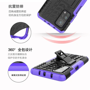 Par Xiaomi Mi 10T Pro Gadījumā Robots lieljaudas Krāsainu Silikona Gumijas Grūti Aizsargs Lietā Mi 10T Pro Vāks Xiaomi Mi 10T