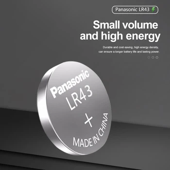 20PC PANASONIC AG12 LR43 186 0%Hg, lai Pulksteņi Rotaļlietas 1,5 V Šūnu Sārma baterijas kalkulators 0%Hg