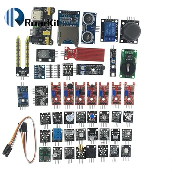 Par arduino 45 1 Sensori Moduļi Starter Kit labāk nekā 37in1 sensoru komplekts 37 1 Sensoru Komplekts UNO R3 MEGA2560