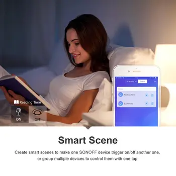 Itead Sonoff Dual 2 Banda Wifi Gaismas Slēdzi Tālvadības Slēdzis Smart Home Wifi Modulis Darbojas Ar Alexa, Google Home IFTTT