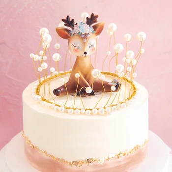 Priecīgus Ziemassvētkus DIY Kūka Dekorēšanas Kūka Topper Gudrs Briežu Mājas Rotājumu uz Kāzu Puse, Bērnu Dušas, Dzimšanas dienas Piederumi