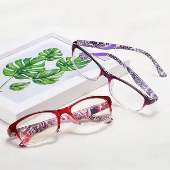 Sieviešu Lasīšanas Brilles Anti-Zila Gaisma Lasīšanas Brilles Brilles Anti-Noguruma Retro Recepšu Brilles +100 Līdz +400
