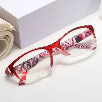Sieviešu Lasīšanas Brilles Anti-Zila Gaisma Lasīšanas Brilles Brilles Anti-Noguruma Retro Recepšu Brilles +100 Līdz +400