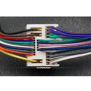 CARAV 12-215 Adaptera kabeli ISO T-Kabelis MAZDA 2001+ (atsevišķiem modeļiem) Papagailis THB SOT T-Josta Adapteri ISO Vadu Svina