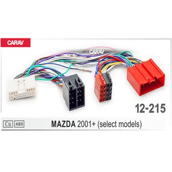 CARAV 12-215 Adaptera kabeli ISO T-Kabelis MAZDA 2001+ (atsevišķiem modeļiem) Papagailis THB SOT T-Josta Adapteri ISO Vadu Svina