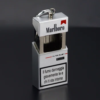 Modes Pārnēsājamo pelnu trauku Ar vāku Keychain Kabatas Mobilo pelnu trauka auto aschenbecher Mini Cigarešu Metāla Pudeļu Uzglabāšanas Pakete