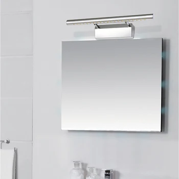 3W 5W 7W LED Sienas Apgaismojuma Nerūsējošā Tērauda Spogulis tualetes galdiņš Gaismas ar Slēdzi, Guļamistabas Gultas Vannas istabas Sienas Lampas piederumi