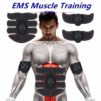 Smart EMS Muskuļu Apmācības Rīku Fitnesa Elektrisko Ķermeņa Formu Mājās Treneris ABS Vēdera, Roku Muskuļu Stimulators Mācību Jostas Massag