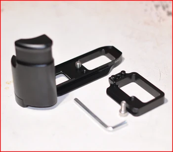 CNC Alumīnija L-plāksnes Roktura Kameru, Quick Release Plate 1/4 Skrūve Sony DSC-RX1 RX1R RX1R2 RX1RII Kameras korpusu Piederumi