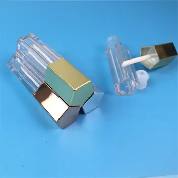 5ml Piecstūru Tukšs Lipgloss Pudeli DIY Lūpu Spīdums Kosmētikas Konteineru Transprent Uzpildāmas Pudeles Tukšas Lūpu Caurule