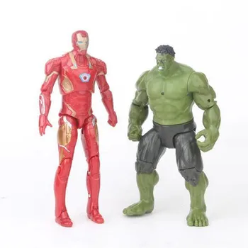 Brīnums Avengers Infinity Kara Darbības Rādītāji Rotaļlietas Set Black Panther Hulk, SpiderMan Captain America Dzelzs Vīrs rotaļlietas bērniem
