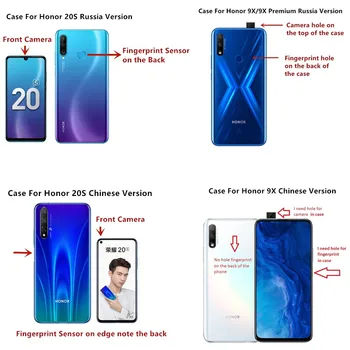 Par Huawei Honor 9X Premium 20S Skats 30 20 Pro 8X Anti Šoka Caurspīdīgs drošības Spilvens Bruņas Buferi Gadījumā Huawei Y6 Y9 Y7 Ministru 2019
