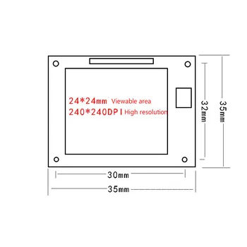 Mini 1.3 Collu Krāsu Ekrāns, Multi Režīmā Spektra attēlu Analizators Izlīdzināšanas Izejas Ekrāna 5V 300-18kHz
