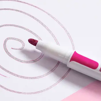 8Pcs Krāsains Marķieri, Pildspalvas, Zīmēšanas Dubultā Līnijas Kontūru Pildspalvu Rokrakstā ar Pildspalvu