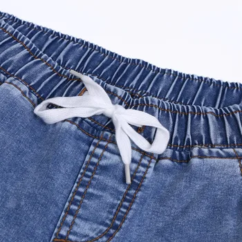 Sieviešu Modes Džinsi Mežģīnes-Up Close-Up Laternas, Garās Bikses sieviešu džinsa bikses gara zīmuli jean sieviešu 2020. gadam jaunpienācēji