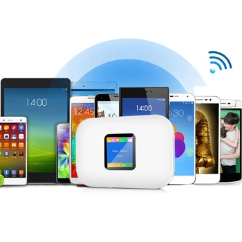 4G Wifi Rūteris, Mini Mifi Router Wifi Mobilo Hotspot 3G 4G Bezvadu Portatīvo Auto WiFi Maršrutētāju ar Sim Kartes Slots