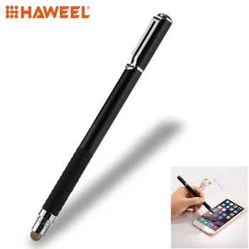 HAWEEL 2 in 1 Daudzfunkciju Pildspalvas Kārta Tievu Galu Capacitive Touch Ekrāna Irbulis iPhone/iPad/Samsung/Smartphones/Tablete
