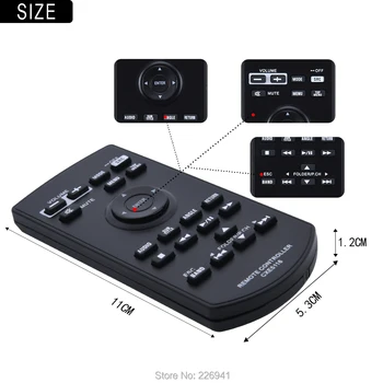 CXE5116 tālvadības izmantot pioneer professional Mini Stereo Audio DVD auto remoto kontrolieris controle teleconmando