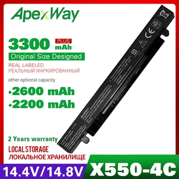 ApexWay Akumulatoru Asus A41-X550 A41-X550A A450 A550 F450 F550 F552 K550 P450 P550 R409 R510 X450 X550 X550C X550A X550CA 14.8 V